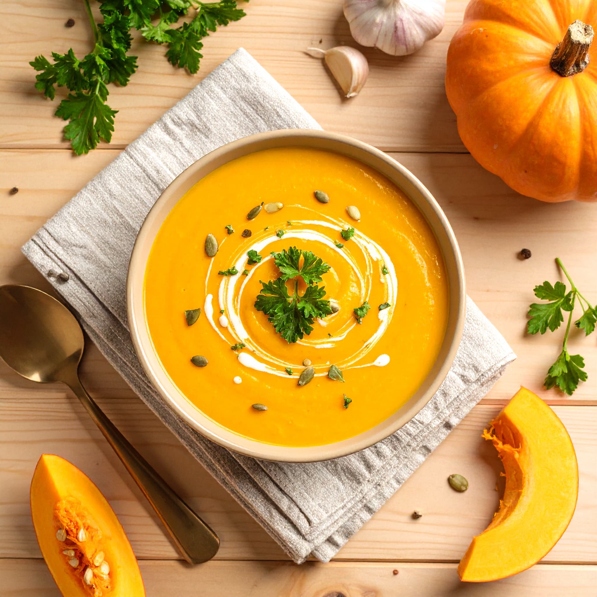Honeynut Squash & Apple Soup